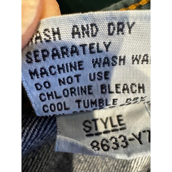 Vintage JORDACHE Basics High Waist Denim Skirt - Size S/10 - Picture 6 of 7